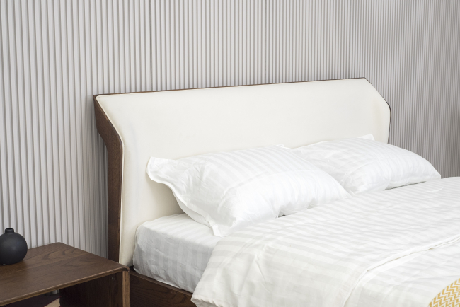 Кровать двуспальная с мягким изголовьем Bordo - 3