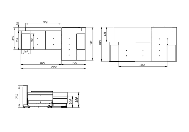 Диван угловой Спейс - 6