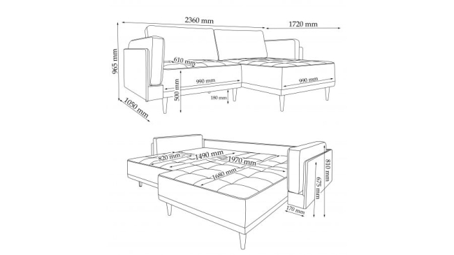 Угловой диван Кали - 7